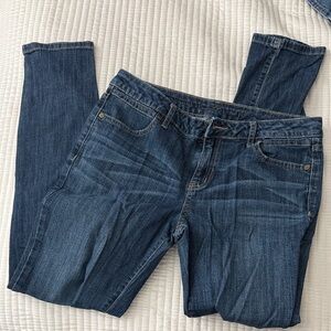 Simply Vera Vera Wang Dark Blue Straight Leg Jeans